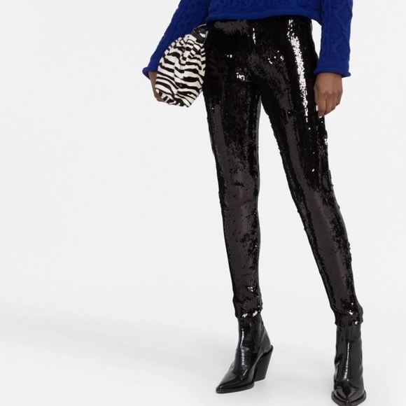 ISABEL MARANT sequin-embellished trousers - Picture 1 of 5